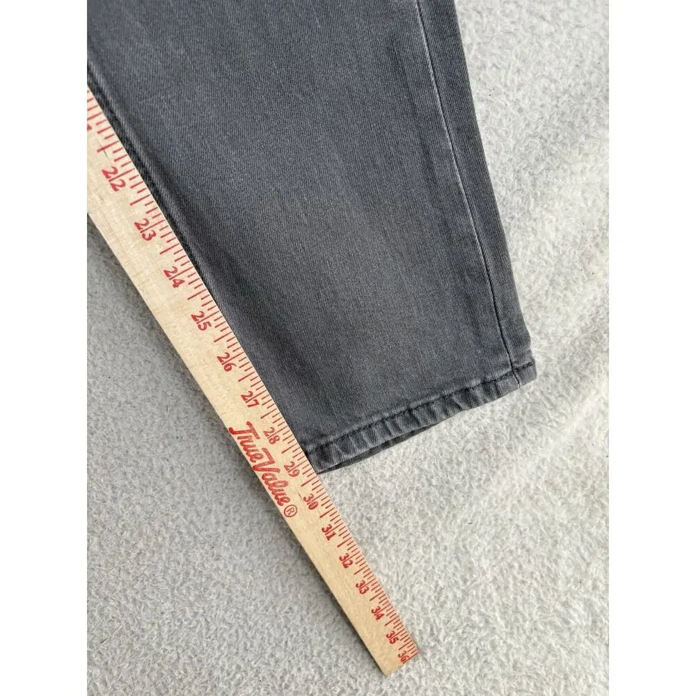 Levis 511 Jeans Mens 30x30 Gray Slim Fit Wash Stretch Denim Emo Grunge Skater